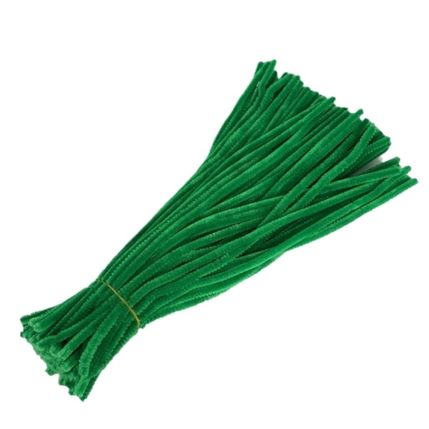 Chenille Stems, Pipe Cleaners 100 pcs Multicolor Chenille Stems for DIY Crafts(Color 18)