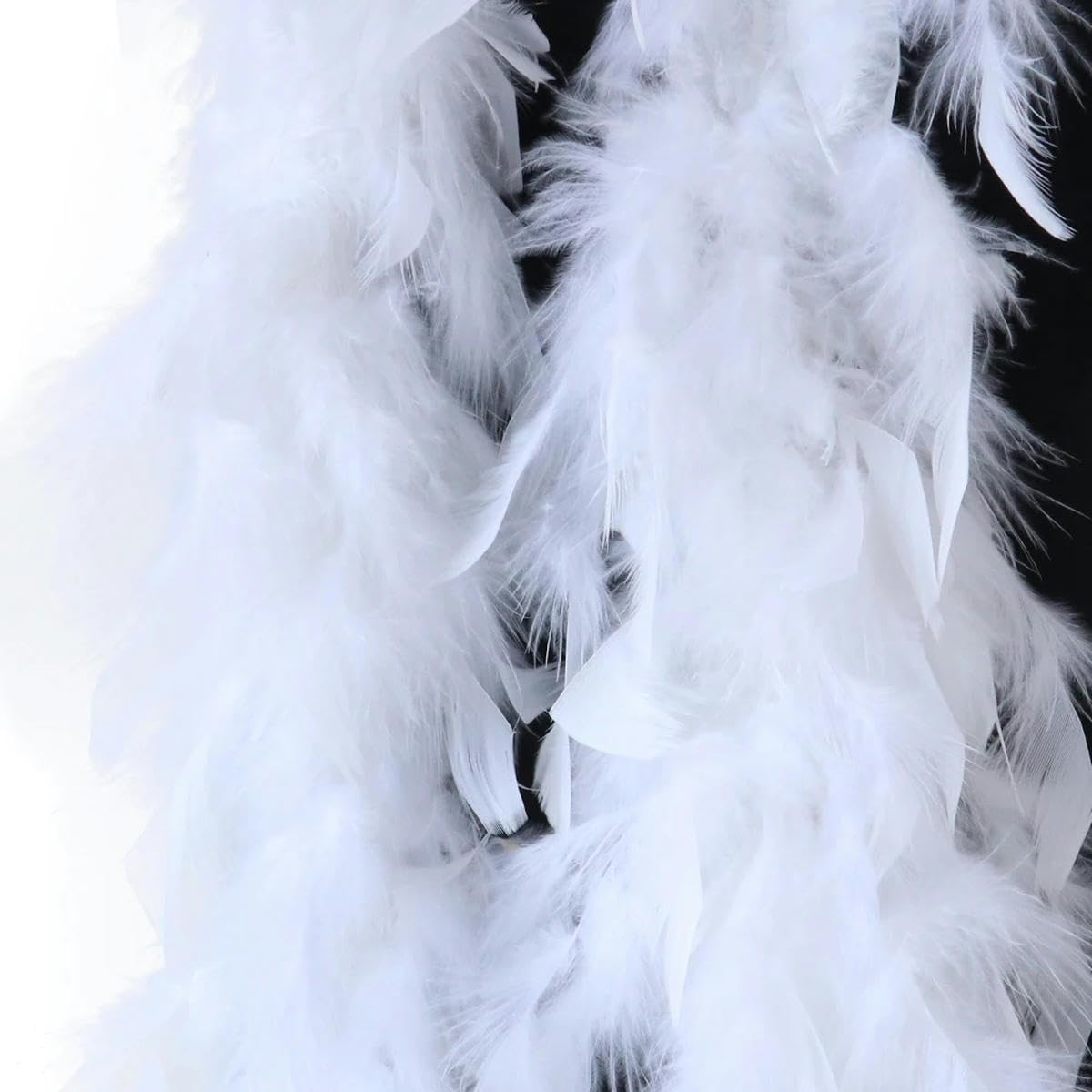 Fluffy Feather Boa Marabu Boa White Feather Boa for Women DIY 7 Colors Boa for Girls Christmas Carnival Dance Wedding Party | bricolage, 7 couleurs Boa pour filles, Noël, carnaval, danse, fête