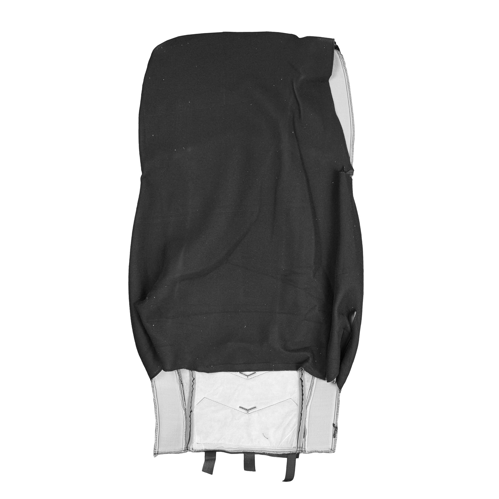 Generisch Fundas de Asiento Compatibles con DAF XF 106 y DAF CF Euro 6 Camiones 1+1, Forro de Cuero/Alcantara, Fundas Protectoras Negras con Gris