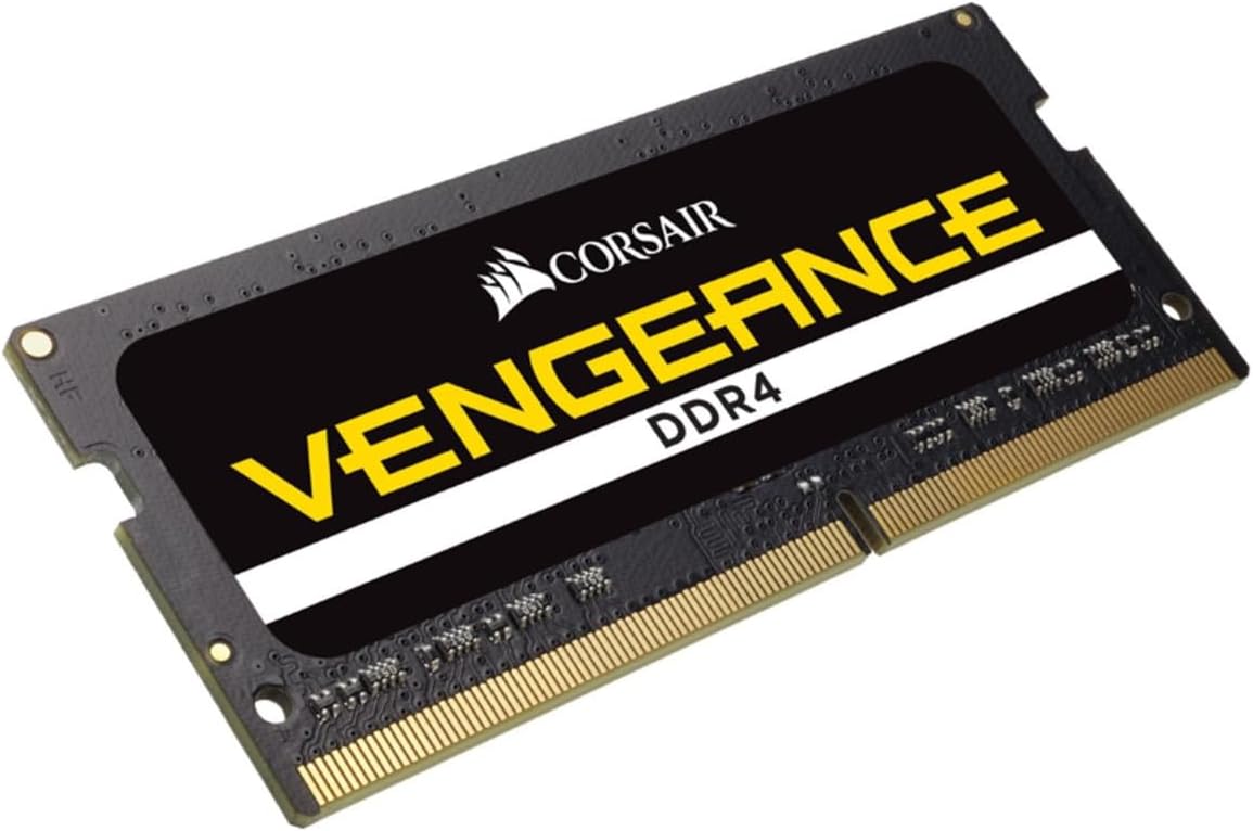 Corsair VENGEANCE Performance Memory Kit 8GB (1x8GB) DDR4 3200 CL22 Unbuffered SODIMM Memory for 11th Generation Intel Core Processors, Black,CMSX8GX4M1A3200C22