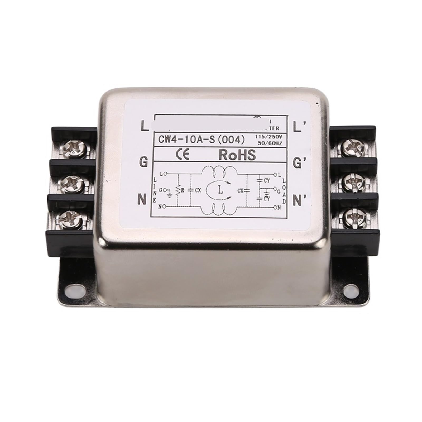 Filtre d'alimentation CA 220V CW4 contre les interférences des appareils monophasés