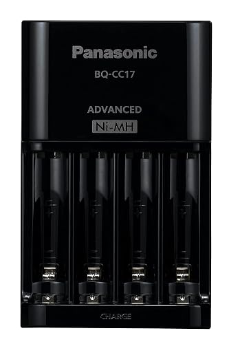 Panasonic BQ-CC17KSBA eneloop 4-Position Charger with LED Indicators