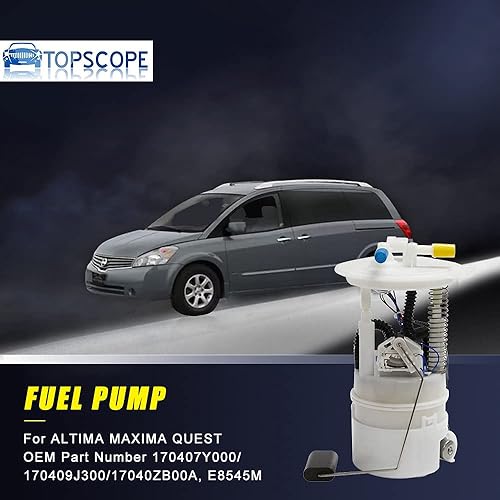 Miniatura 6 de TOPSCOPE FP76169M - Ensamble del módulo de la bomba de combustible para Nissan Altima 04-06, 04-08 Maxima, 04-09 Quest E8545M