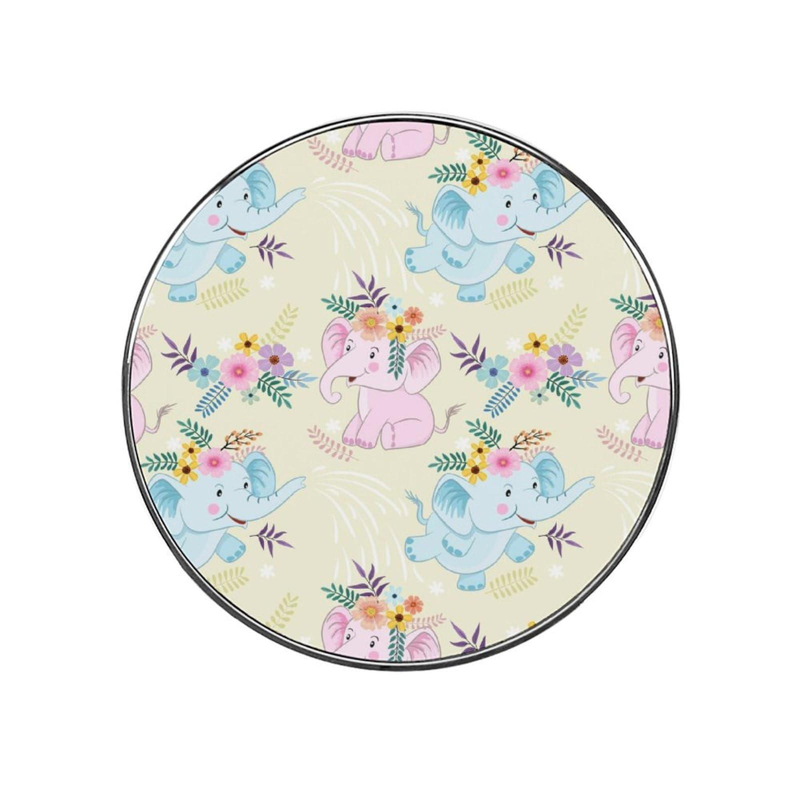 Blue Pink Elephant Refrigerator Magnet Decorative Fridge Sticker For Kitchen Office Home Décor