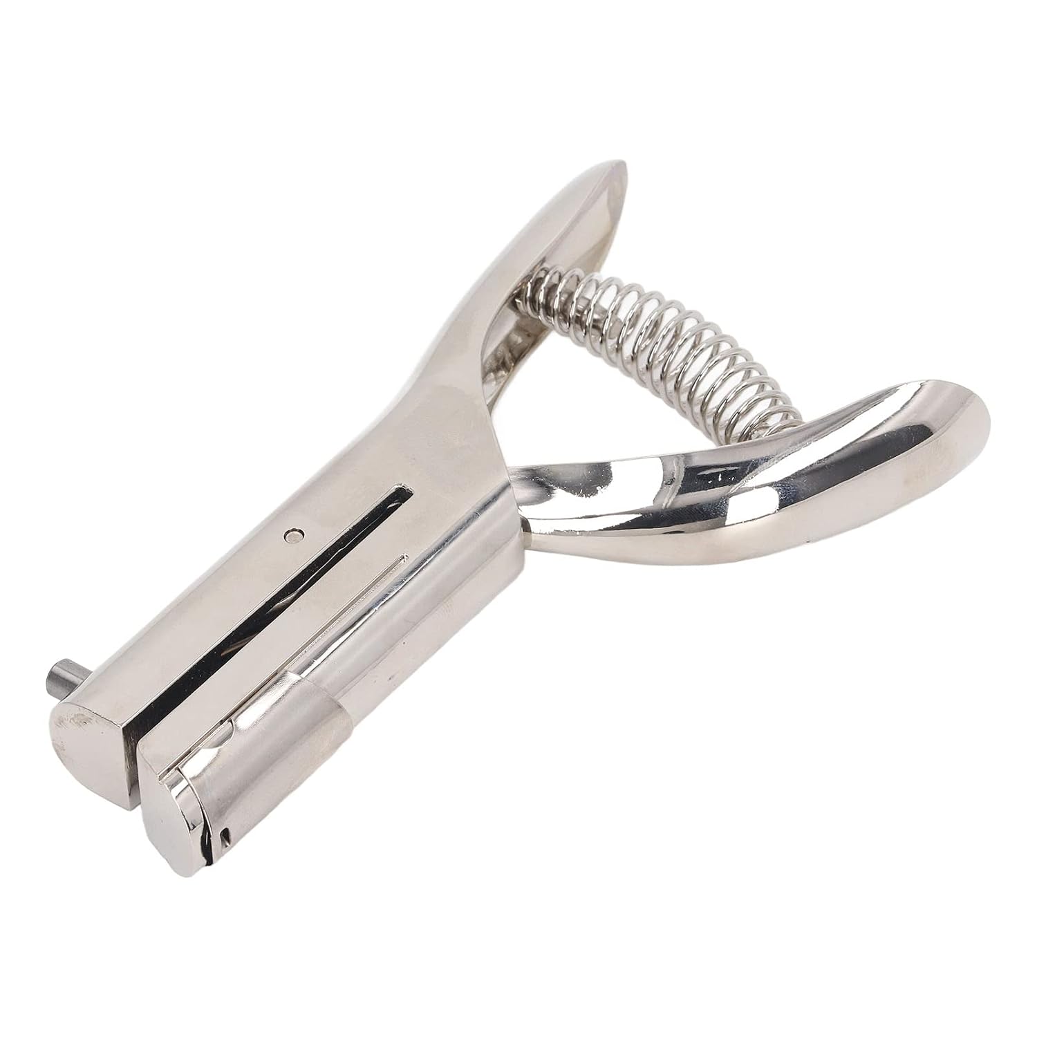 Heavy Duty Hand Held Hole Punch, 20 Sheets Capacity, 6mm Diameter, 53 mm Depth, Punches Aluminum Labels & Paper, Wide Application