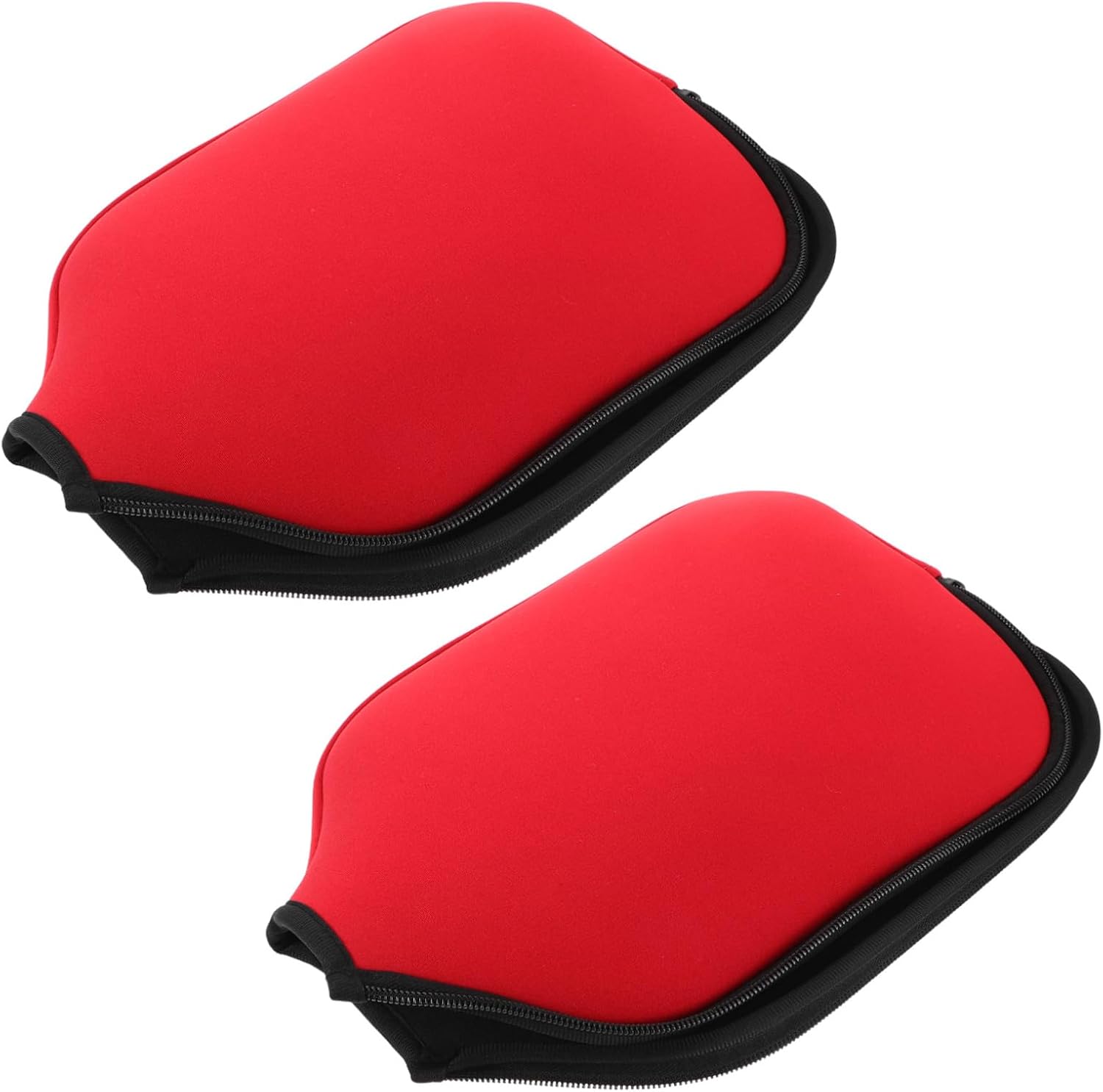 Toyvian 2pcs Racket Cover Shockproof Neoprene Sleeve Bag for Beach Racquets Lightweight Storage with Zipper for Optimal