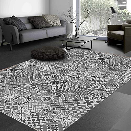 Vilber Toledo DU 05 40X78 Rug, Vinyl, Black/Grey-05, 40 x 78 x 0.2 cm, Black / Grey - 05, 40 x 78 cm (Rectangular) - Image 4