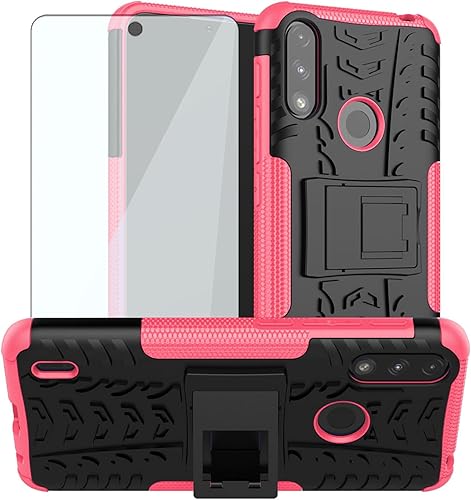 Miniatura 9 de Funda de teléfono para Moto E7 PowerMotorola E7i PowerLenovo K13 con protector de pantalla de vidrio templado y accesorios de célula híbrida dura y