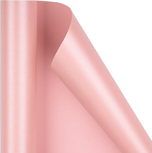 Vista 132 de RUSPEPA Papel de regalo negro mate, color liso perlado, papel lustre perfecto para bodas, cumpleaños, Navidad, baby shower, 17 pulgadas x 32.8 pies