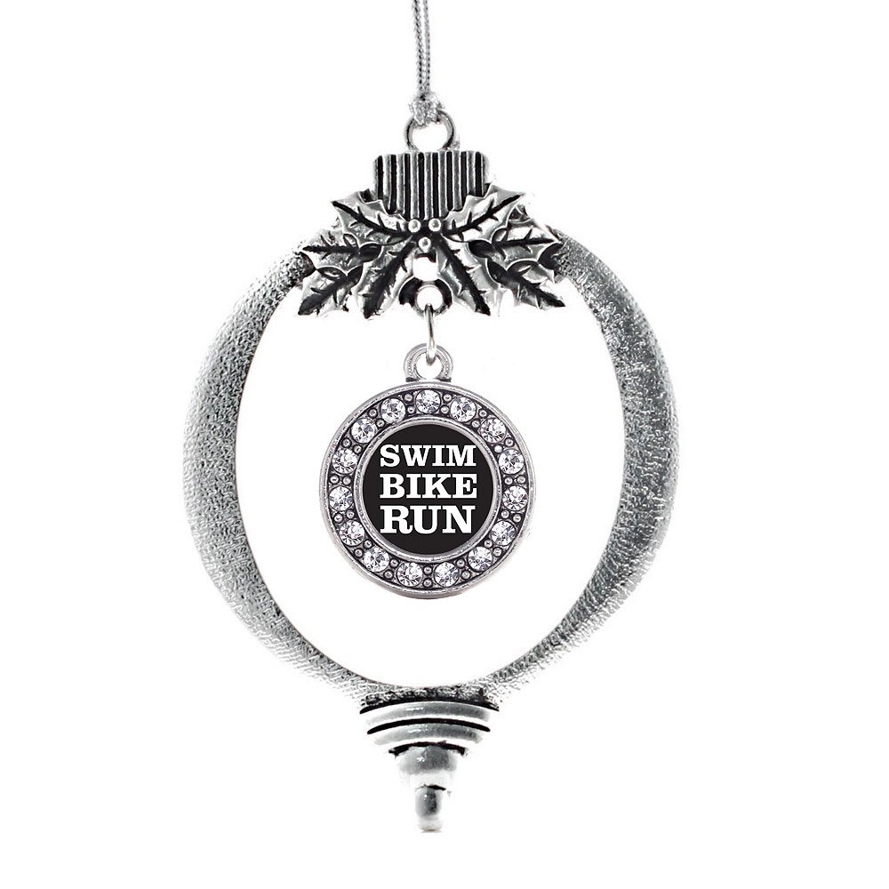 Inspired Silver - The Triathletes Charm Ornament