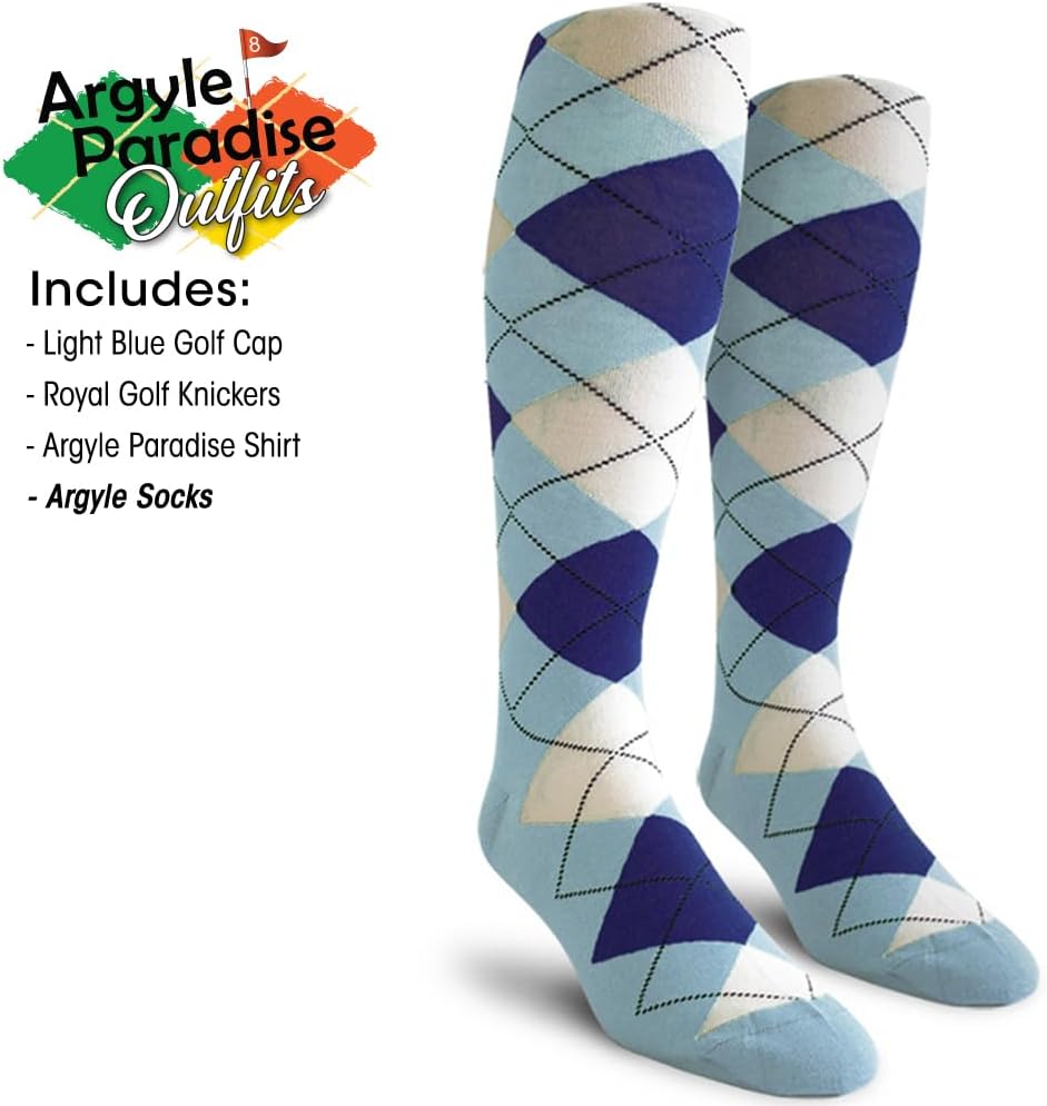 Argyle Paradise - Mens Complete Golf Outfit 3A-3Z