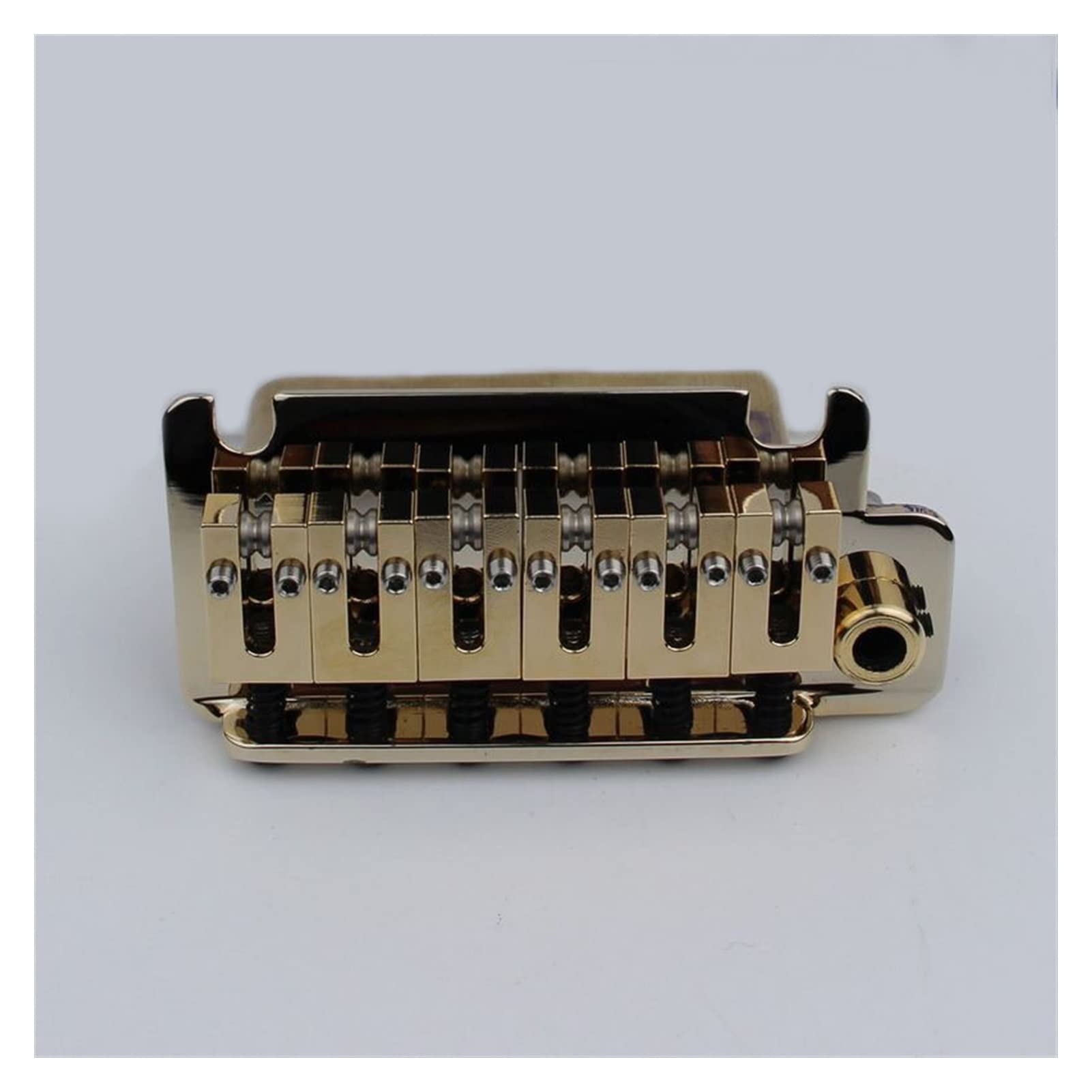 Parti di ricambio chitarra 1 set per chitarra elettrica ponte tremolo sistema tremolo sella in ottone e base e molla in ottone