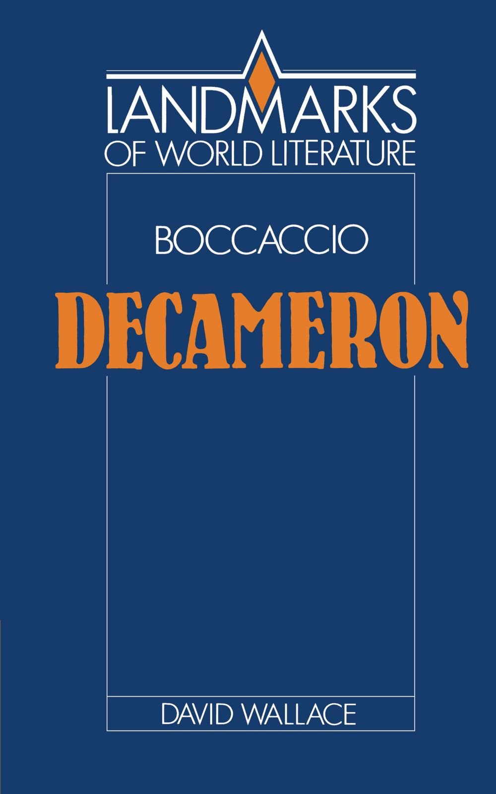 Boccaccio: Decameron Wallace Paperback Cambridge University Press 9780521388511