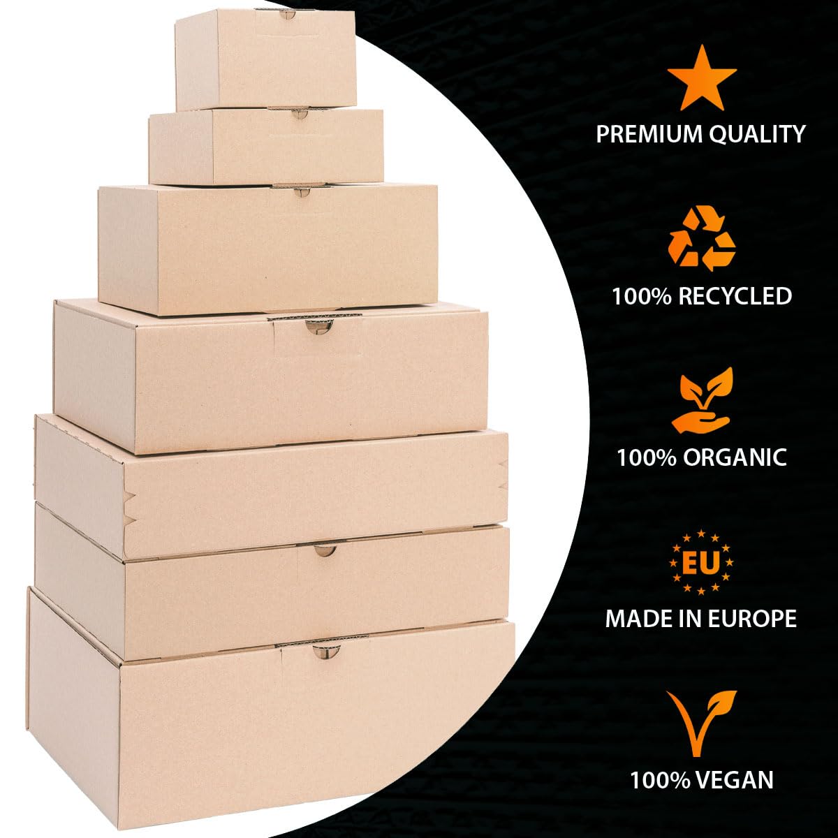 DHL Kleinpaket 350x250x80mm Versandkartons portooptimiert für DHL Kleinpakete. Versandkarton - Versandkarton, Kleinpaket DHL, Versandkarton, Karton, selbstklebend, Aufreißfaden (100)