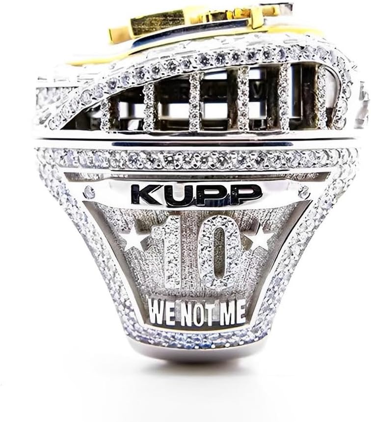 DmiTesoros NATIONAL FOOTBALL CHAMPIONSHIP RING 2021 Los Angeles ，CHAMPIONSHIP RINGS WITH WOOD BOX GIFTS FOR CHRISTMAS AND BIRTHDAY