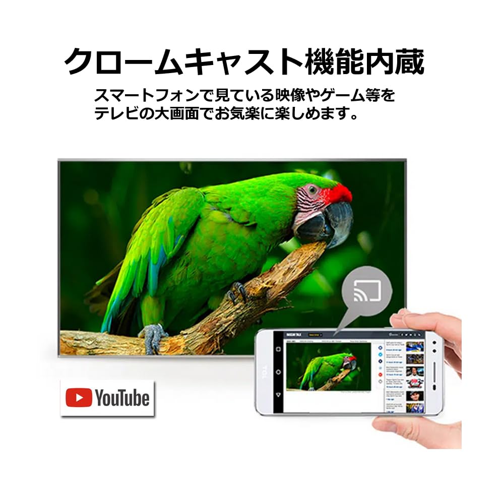 Amazon | TCL 40V型 Googleスマートテレビ 40S5405 地デジ,BS,CS