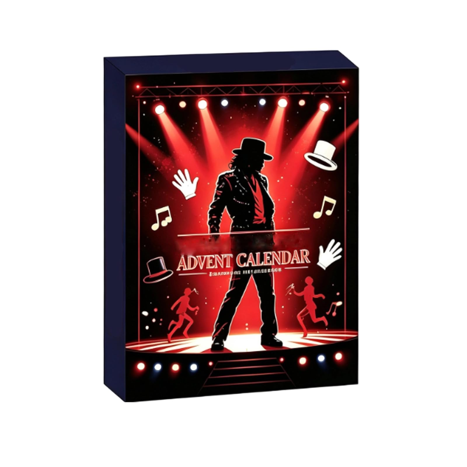Michael Advent Calendar, Mj 24 PCS Acrylic Charms Countdown Gift for Fans