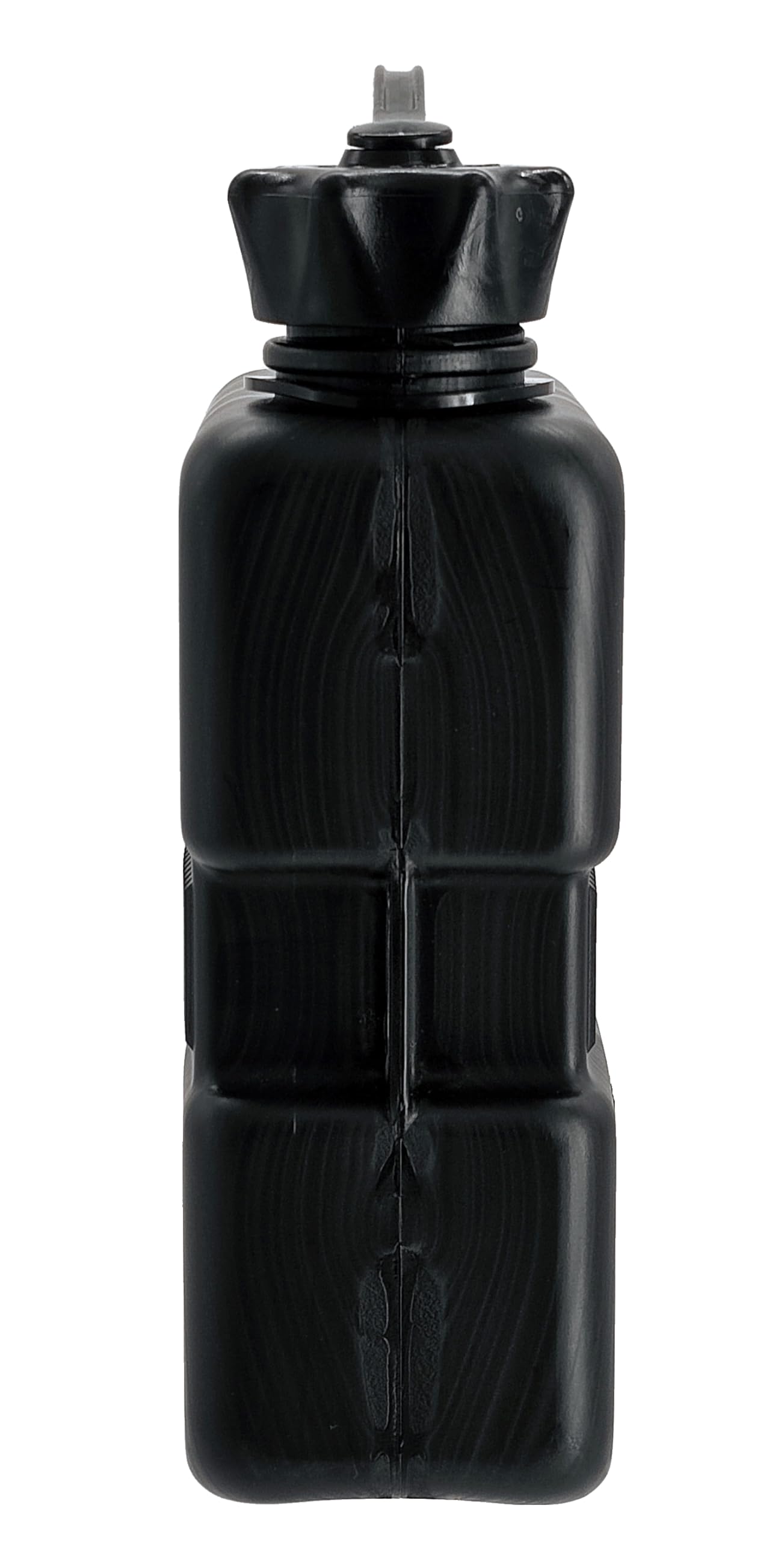 FuelFriend®-PLUS 1,0 litri - Serie speciale PURE BLACK - Mini-contenitore per benzina in confezione doppia + 1 tubo di scarico con chiusura
