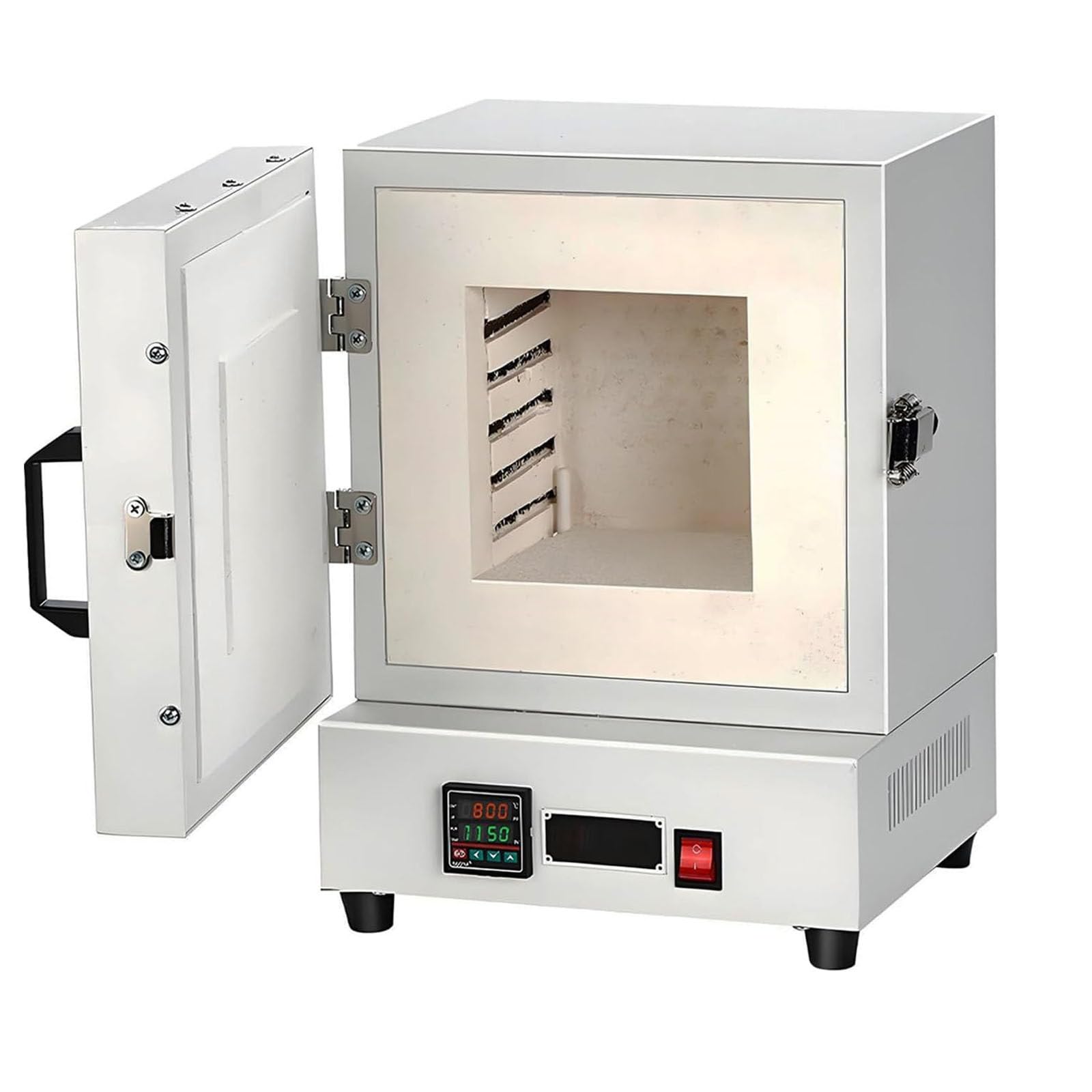 GEHPYYDS Muffle Furnace (1150°C), Electric Burning Furnace (2000W) for Jewellery Making, Digital Laboratory Oven (2102Ω) Electric Kiln for Dewaxing, Annealing and Heat Treatment