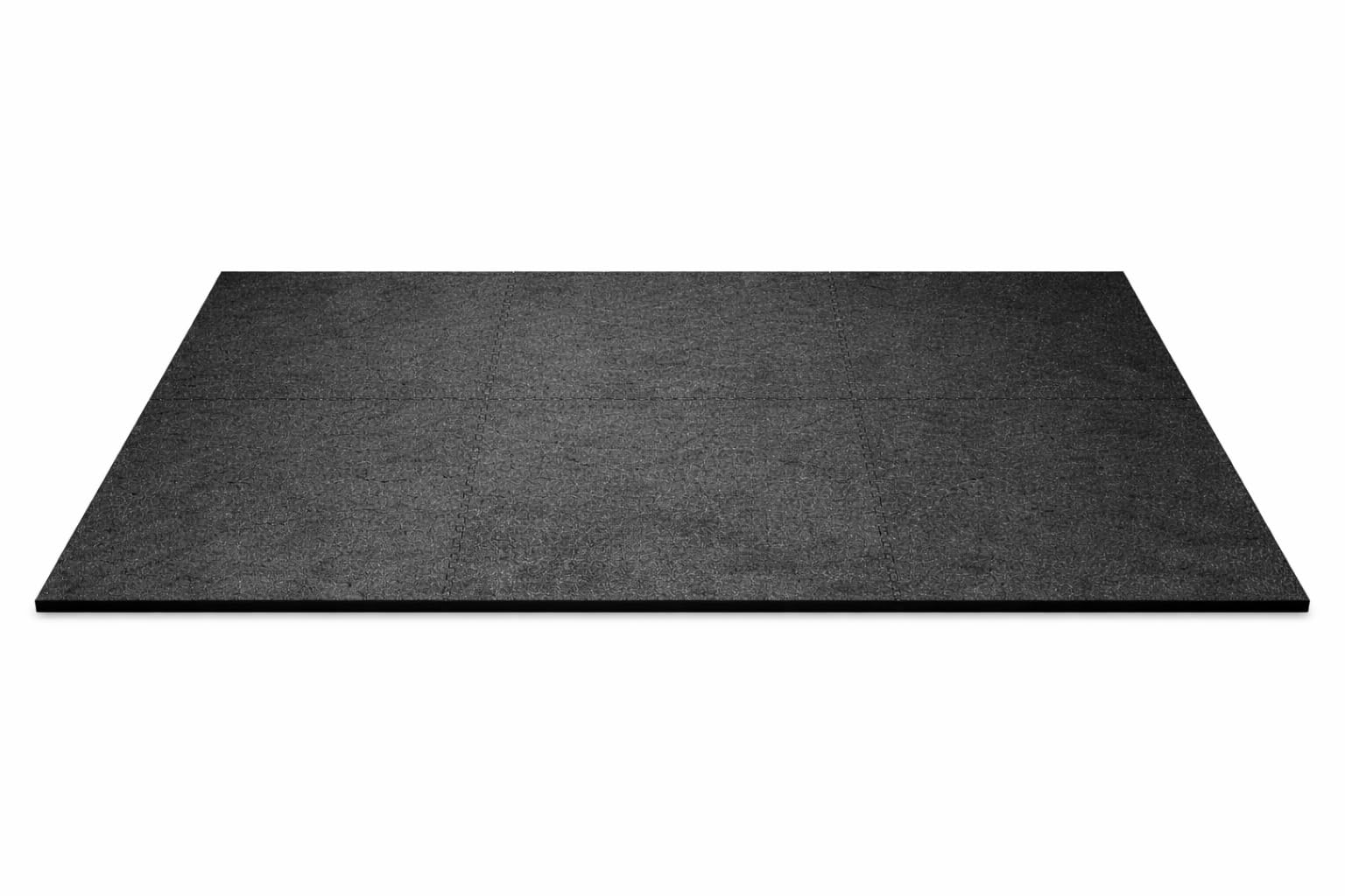 iDOL Gymflow 30mm Thick EVA Rubber Gym Mat 8x5 Ft | Rigid Non-Slip Floor Mat for Gym Machines & Dumbbell Area | Heavy-Duty Shock Absorbing Home Gym Flooring (Black)-image-37
