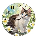 Décoration parfaite : idéal pour être aplati sur la table ou accroché dans le salon, le dortoir universitaire, la cuisine, le bureau, la salle de conférence, la salle de classe scolaire, la salle familiale, la chambre, la maison de retraite, la salle de bain ou tout espace. Gardez le temps avec un style tendance et rétro, parfait pour ajouter un attrait artistique à votre mur. Un cadeau merveilleux et significatif à choisir.