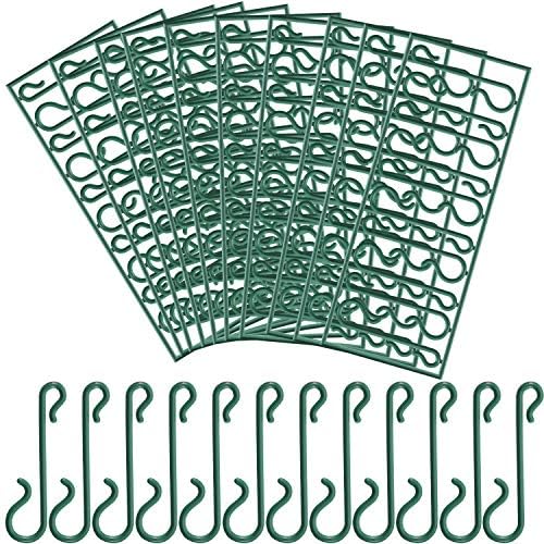 Pangda Christmas Tree Hooks Green Ornament Hooks Mini Hangers for