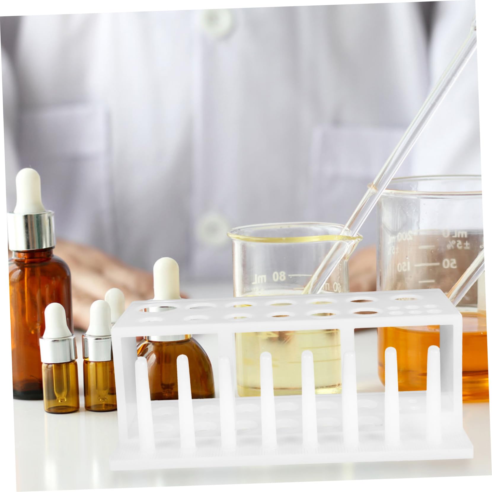 Mobestech 5stücke Test Tube Rack Für Röhren Stabiler Praktische Trockenvorrichtung Für Und Wissenschaftliche Anwendungen Mit Stabilen Stiften