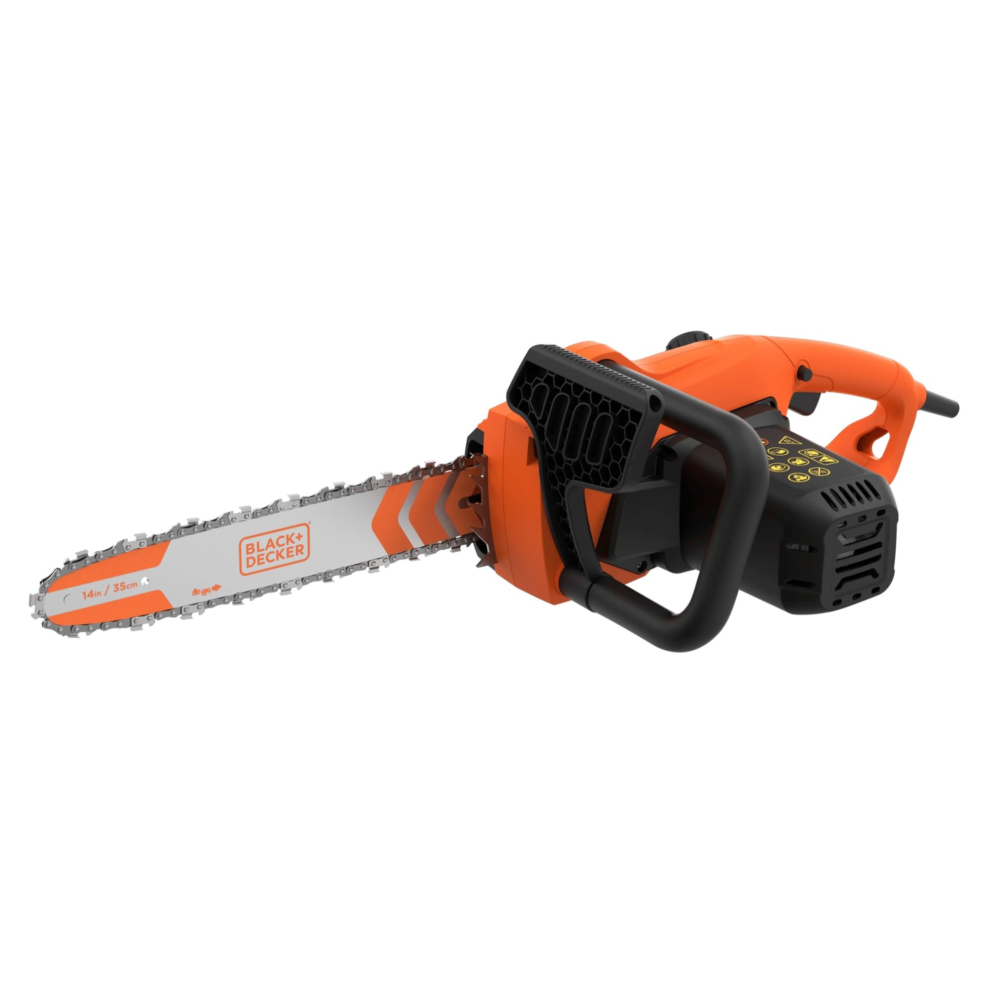 BLACK+DECKER Motosega elettrica con filo da 1800W, 35cm, con freno catena, BECS1835-QS