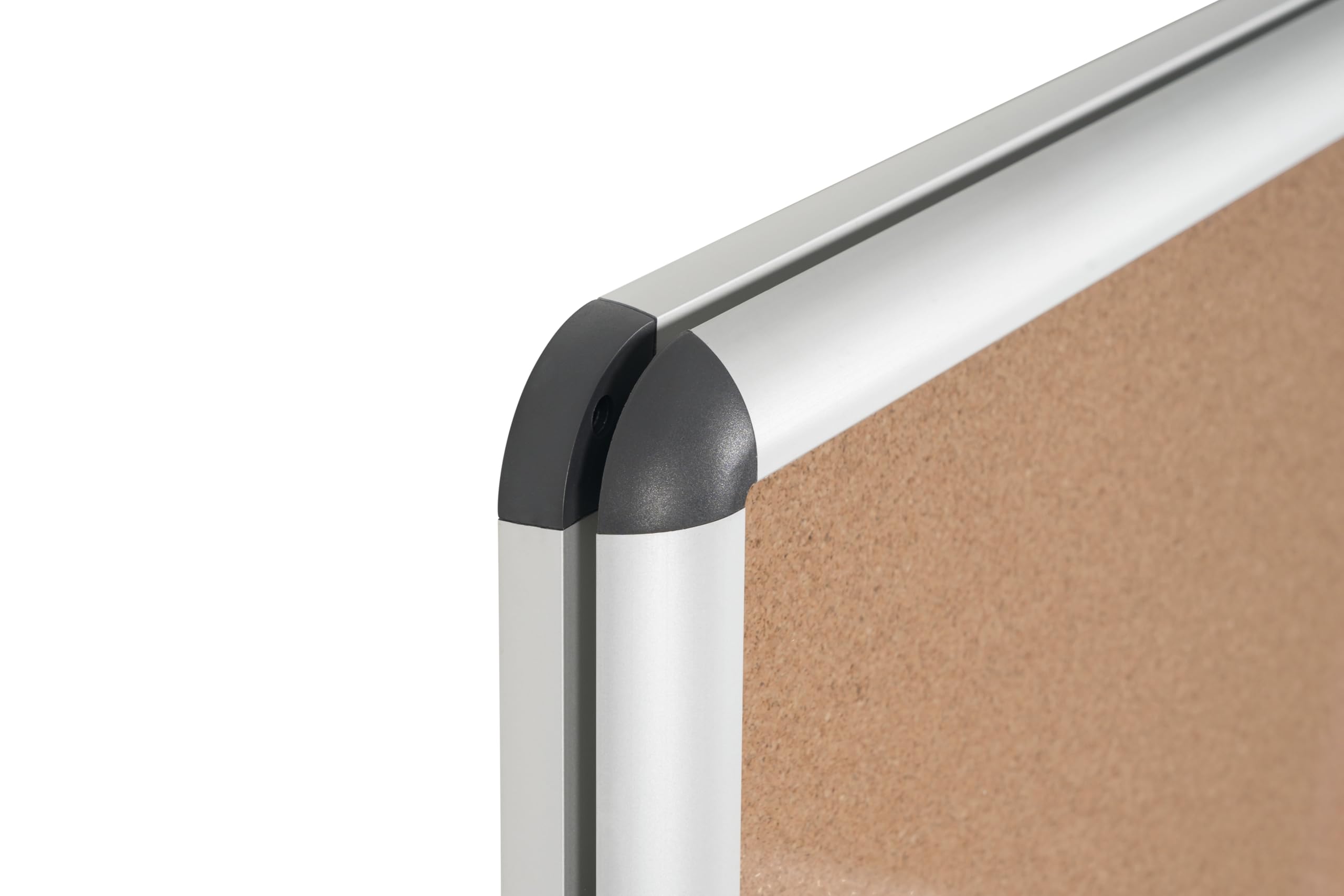 Bi-Office Enclore - Bacheca In Sughero, 4 x A4, Bacheca Con Anta Battente Per Interni in Alluminio, 500 x 674 mm