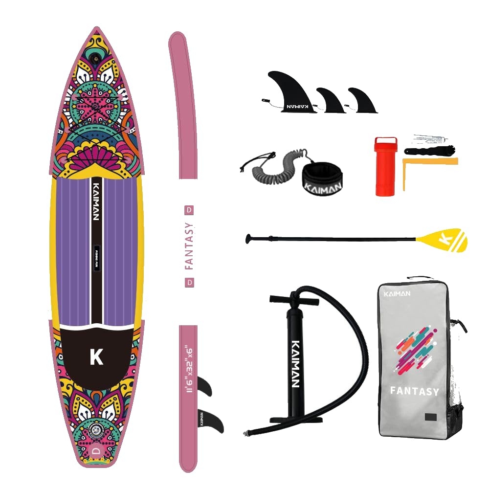 KAIMAN STAND UP PADDLE BOARD TOURING MODELLO FANTASY 11'6'' ARANCIO