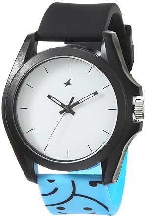 Fastrack Analog White Dial Unisex-Adult Watch-68011PP06
