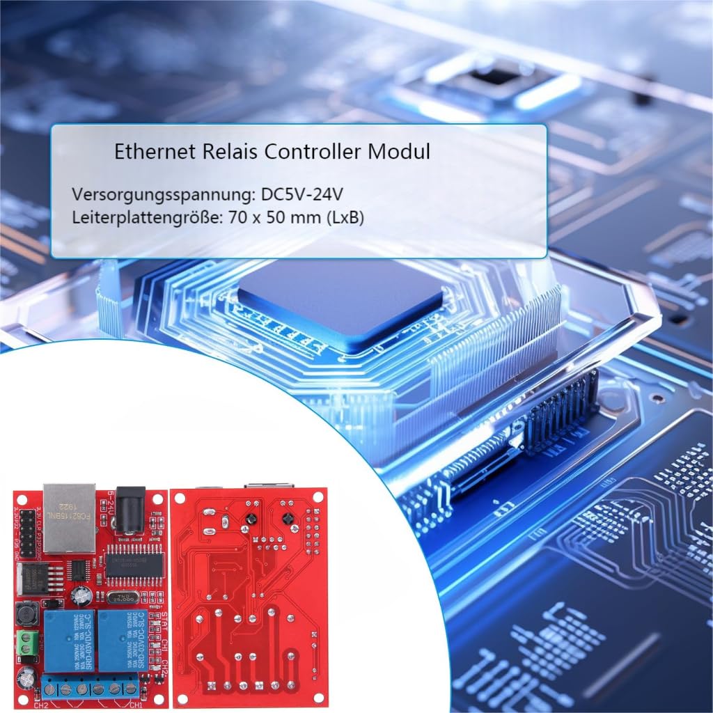Modulo relè di alta qualità, modulo controller LAN Ethernet, modulo controller DC5V-24V, Interruttore ritardato con scheda relè bidirezionale per sostituzione scheda elettronica web server