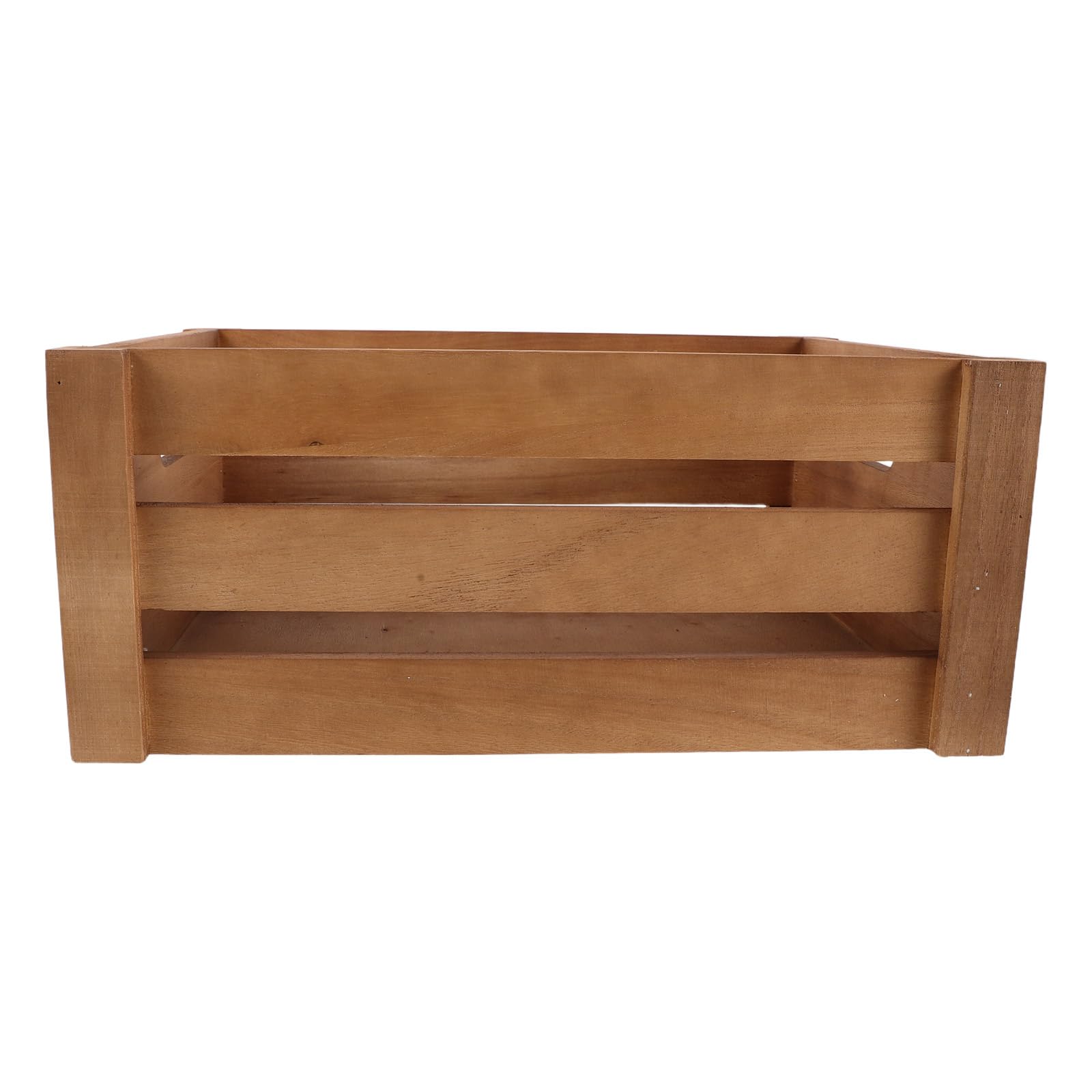 Boîte de rangement en bois pour disques vinyles et CD, support d'album robuste pour la maison et le studio, parfaite pour les amateurs de musique, 35 x 25 x 15 cm, design