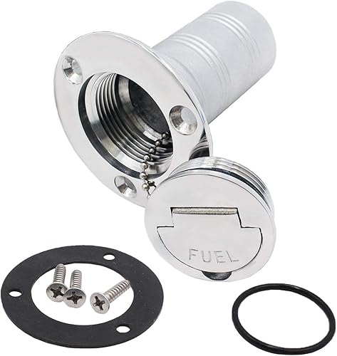 Vista 38 de SHENGHUISS Boat Water/Diesel/Gas/Fuel Deck Fill/Filler 1-1/2 Inch(38mm) with Keyless Cap 316 Stainless Steel Boat Deck Hardware for Boat, Yacht
