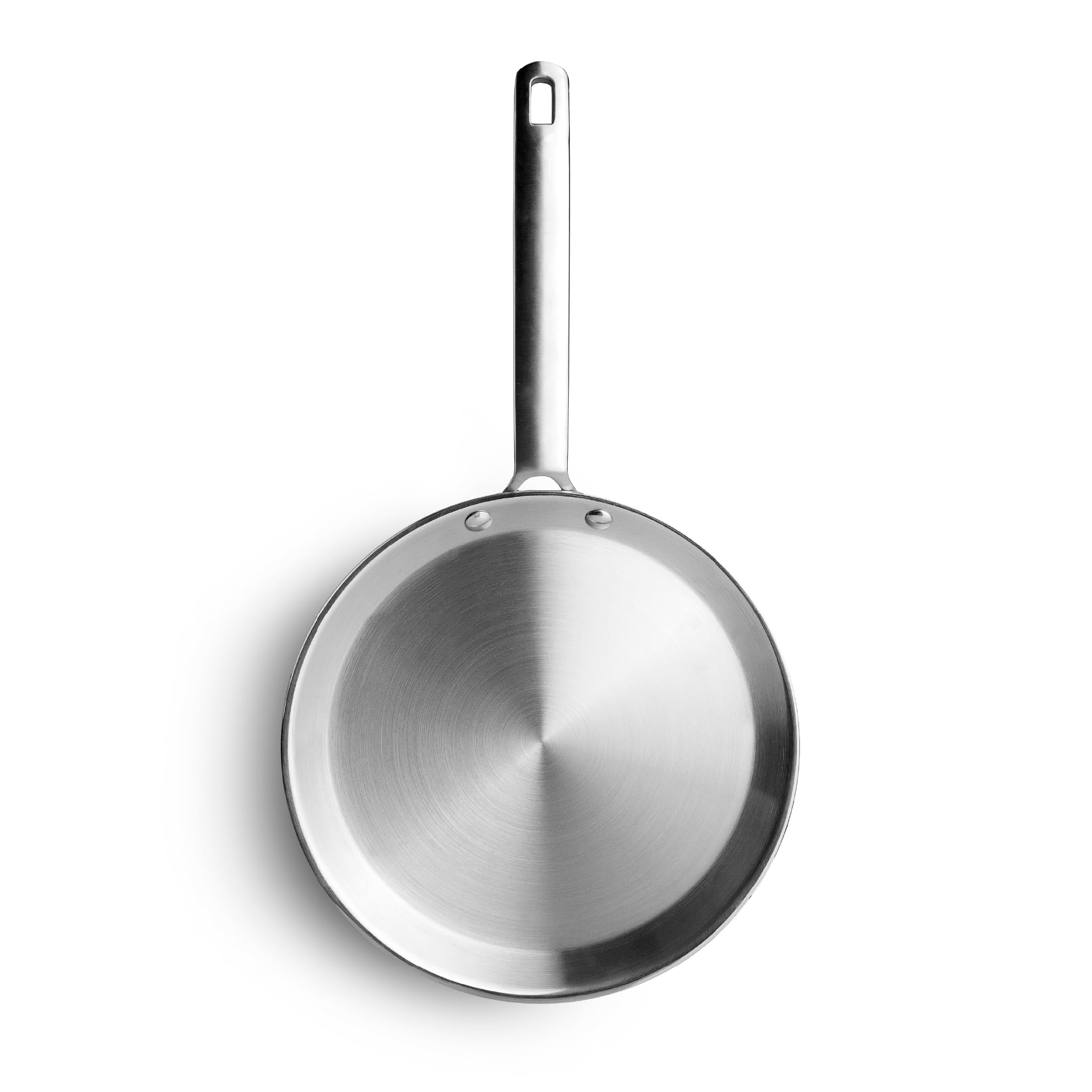 IBILI - Crêpière 5Ply Element 26 cm, acier inoxydable, sans antiadhésif, 5 couches, compatible induction