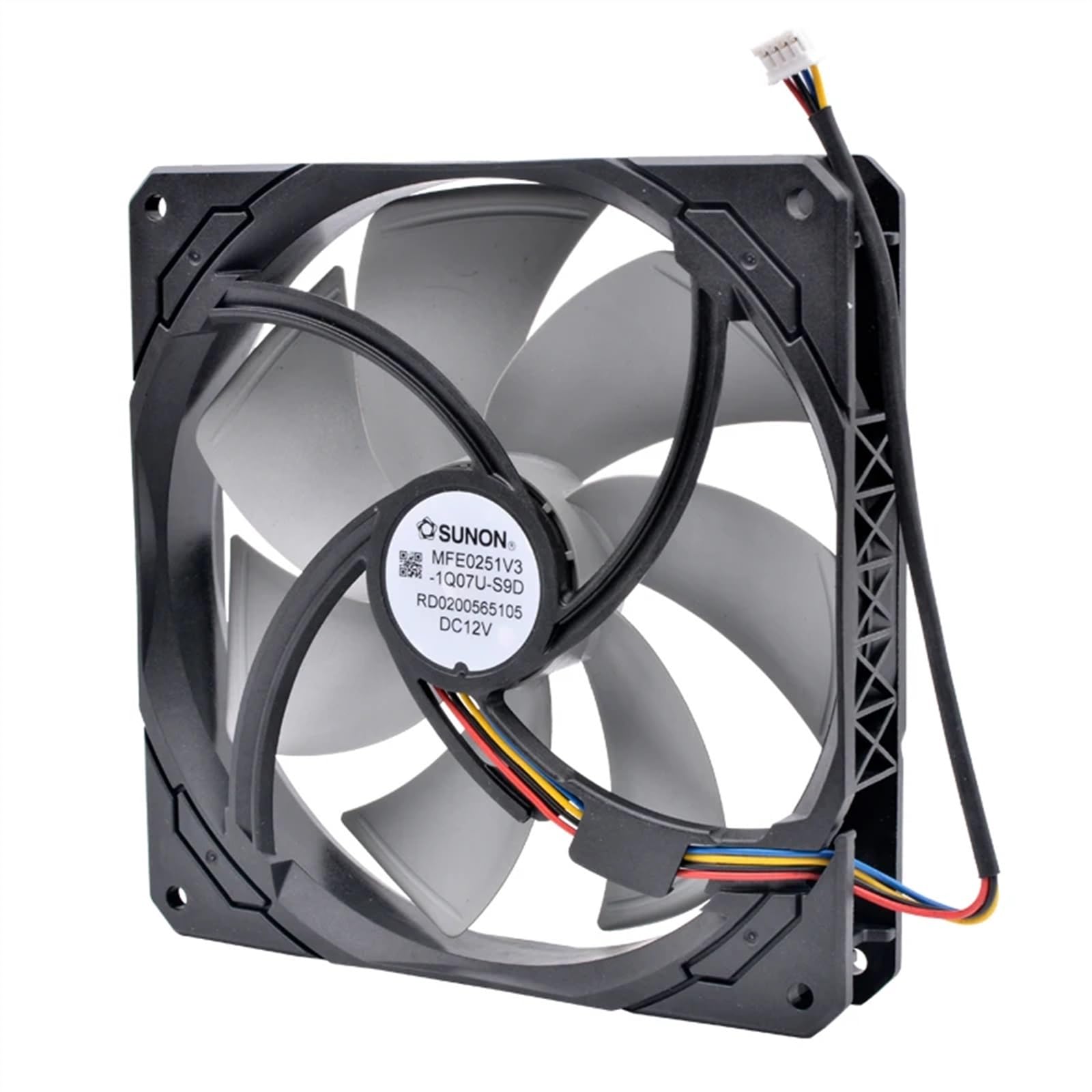 MFE0251V3-1Q07U-S9D 14 cm (140 mm) Lüfter 140 x 25 mm DC 12 V 4-adrig 4-polig for PC-Netzteilgehäuse