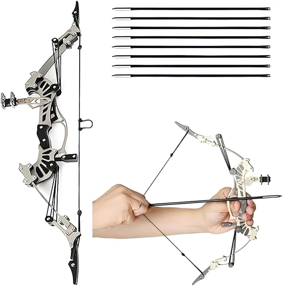 Mini Bow, Arrow Small Pulley Bow, Indoor Shooting Toy Competitive Leisure, Outdoor Supplies Composite Bow,Leisure Outdoor Toys,Different Sizes and Styles