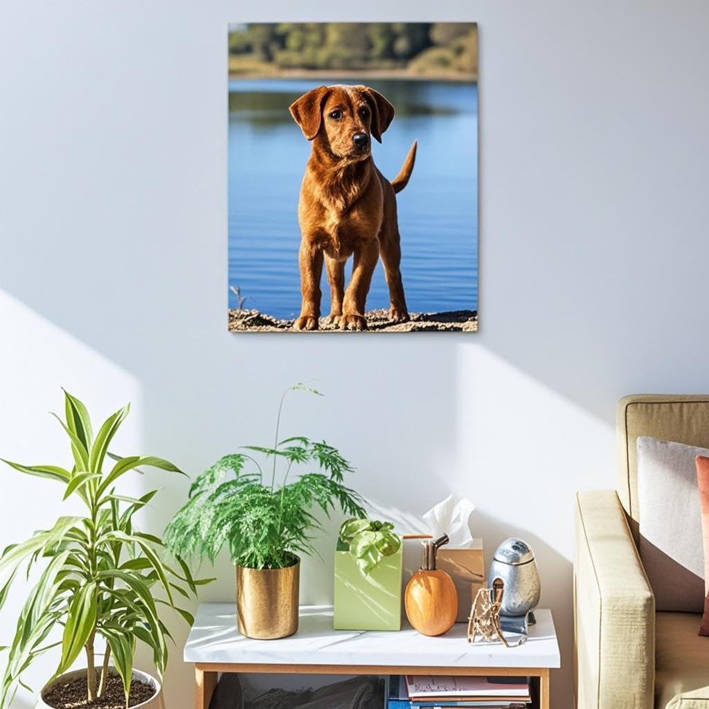 Personalized Photo to Canvas Print - Canvas Prints With Your Photos on Custom Wall Art for Bedroom, Living Room, Wedding Baby Pet Family Picture Framed Wall Art (12 W x 18" H)