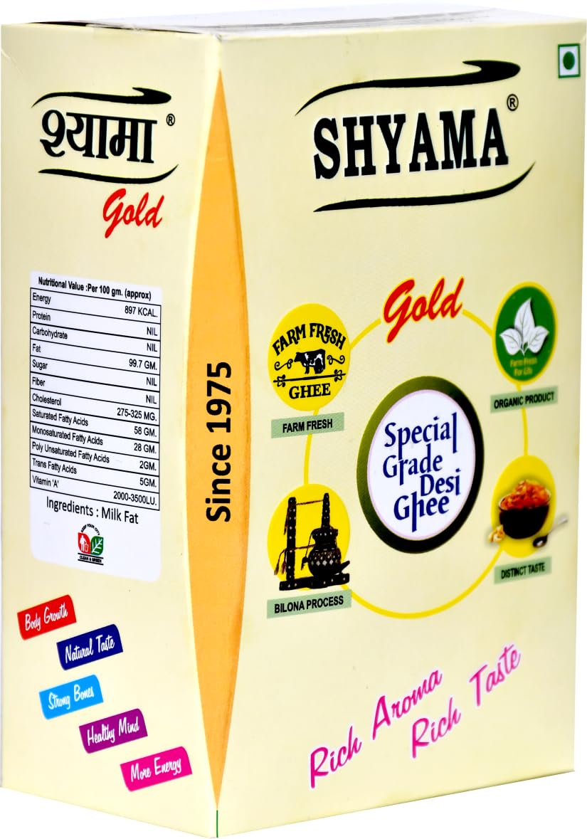 SHYAMA GHEE Indian Desi Pure Buffalo Ghee| 100% Natural (1 Litre) (B07Y62C8NS) Amazon Price History, Amazon Price Tracker