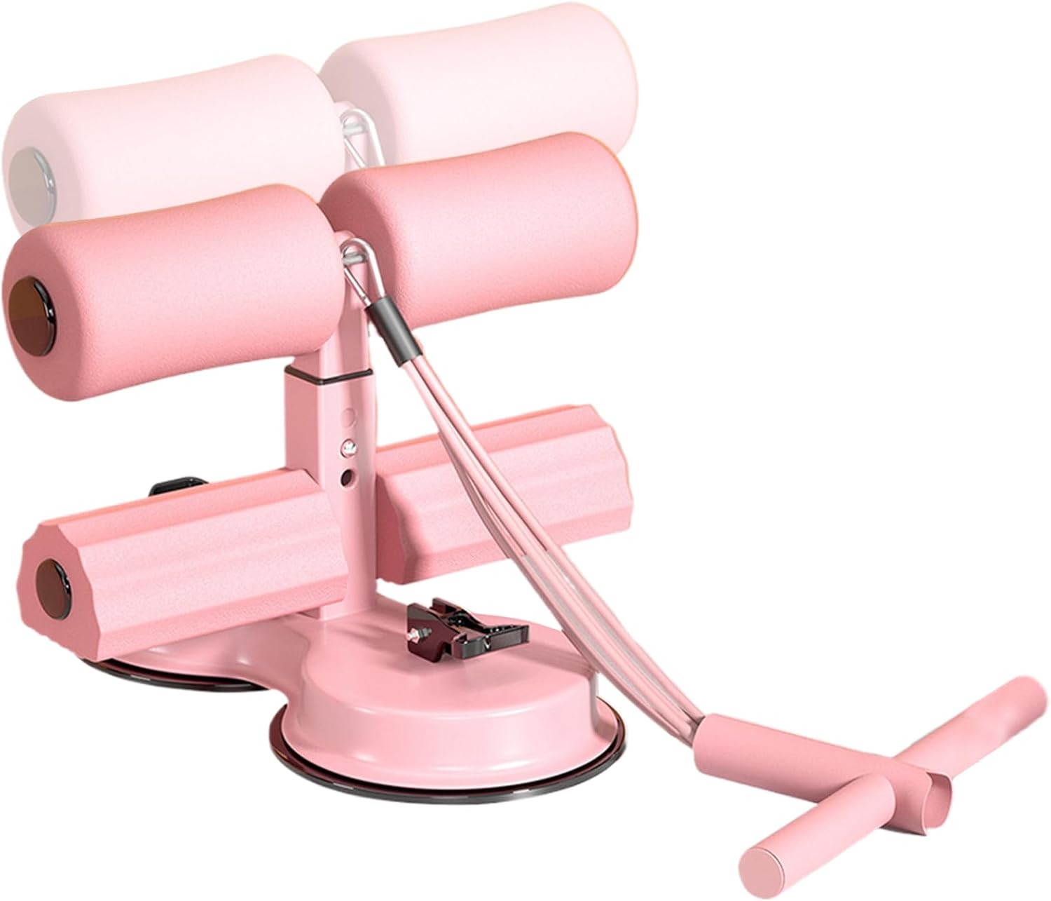 Portable Sit Up Bar & Ab Trainer With Suction Cups - Adjustable Height