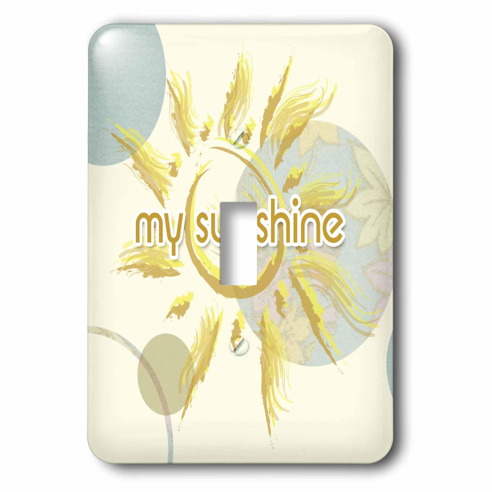Sun with You Ar My Sunshine bouton poussoir basculant au design unique