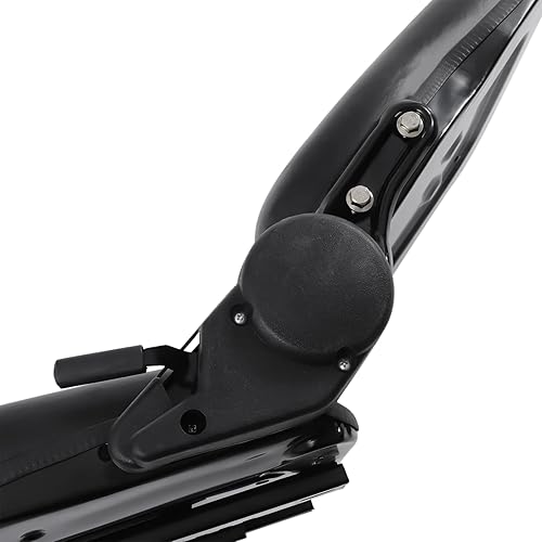 Miniatura 6 de Asiento de tractor, reemplazo universal de asiento de tractor de césped con orificio de drenaje central, asiento de dirección, color negro, 14.6 x