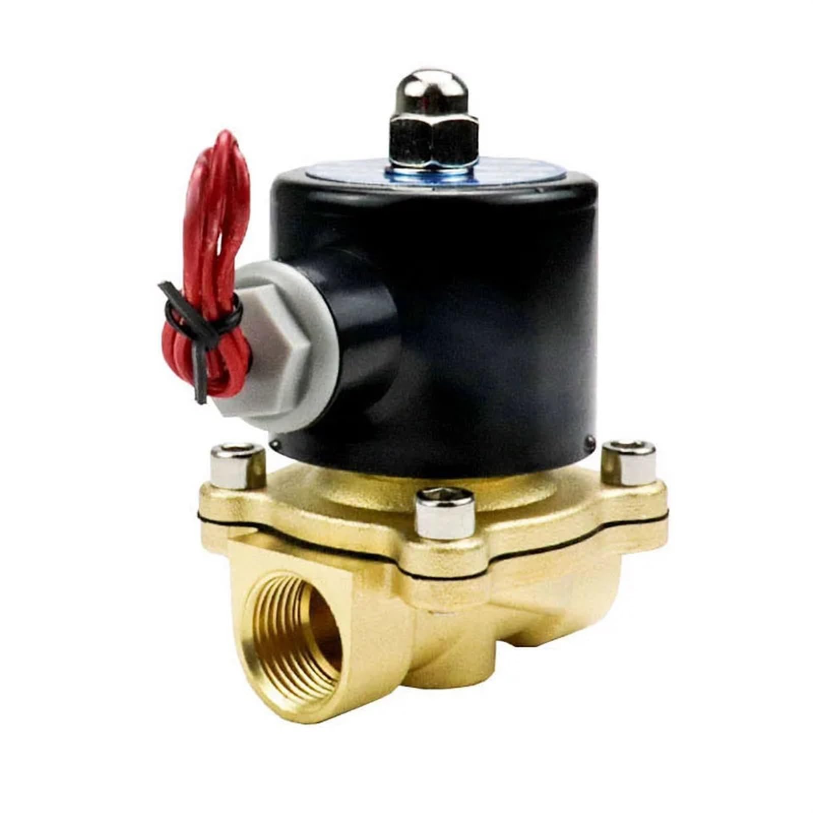 1/2'' normalnie zamknięty zawór słoneczny z mosiądzu 24 V 12 V 220 V 110 V zawory wodne/gazowe (NPT-110VAC-EPDM-SEAL)