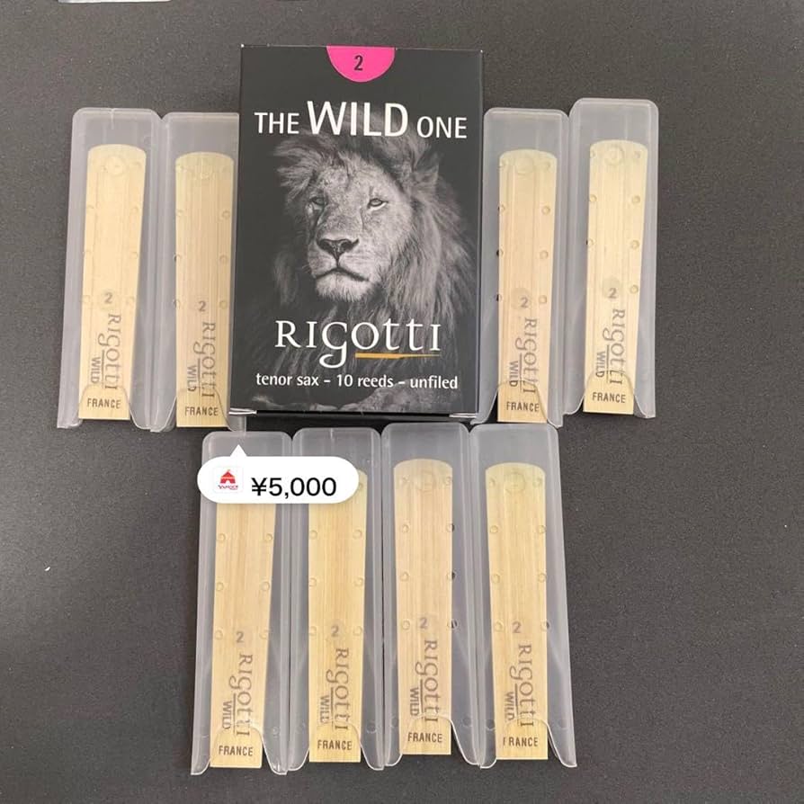 Amazon.co.jp: Rigotti Wild One 2番 8枚 テナーサックス リード
