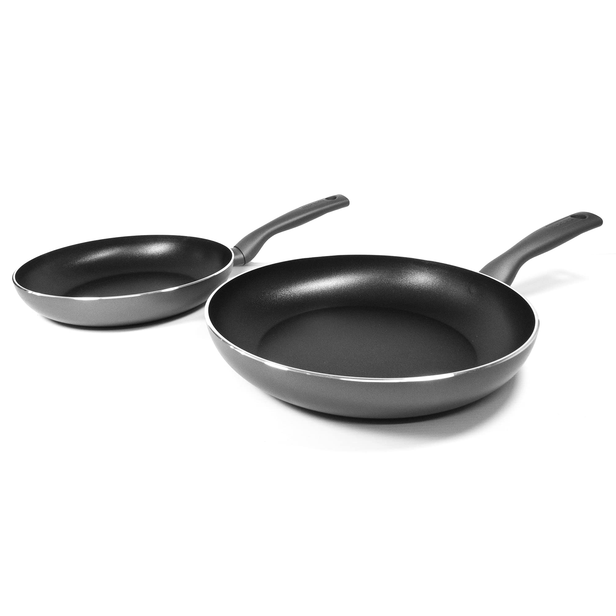 Moneta Eden Set Padelle 24-28 cm in Alluminio Riciclato da Lattine, 100% Made in Italy