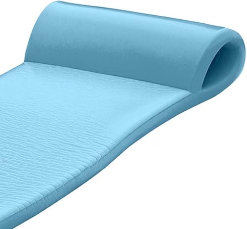 Miniatura 8 de TRC Recreation Sunsation Vinyl Coated Foam Swimming Pool Float Mat Adult Lounger with Built-in Roll Pillow