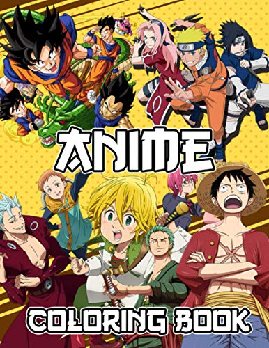 Anime Coloring Book: 50+ Impressive Anime Style Coloring Pictures For Kids