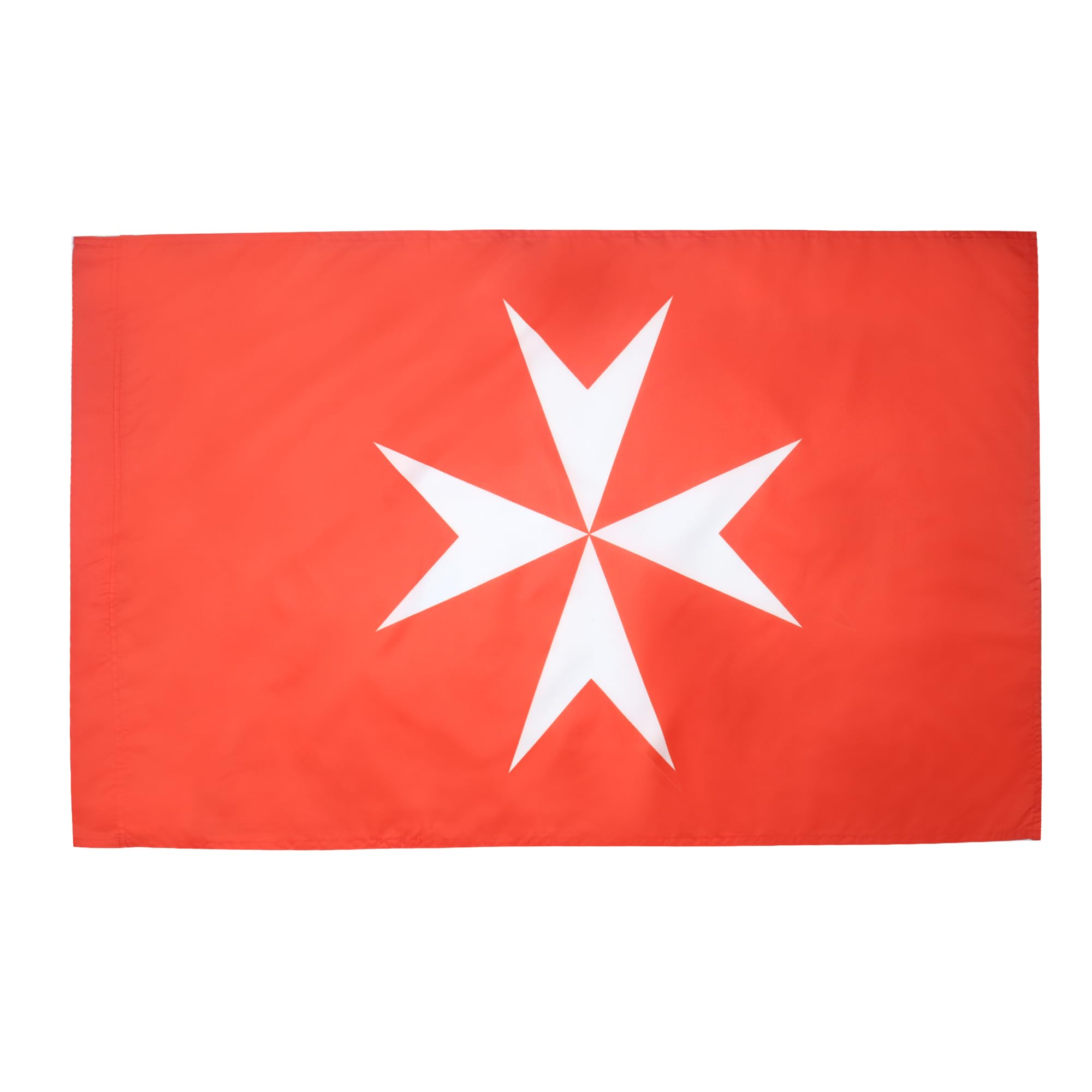 Bandiera Sovrano Ordine Di Malta 90x60cm - Bandiera San Giovanni Di Gerusalemme In Poliestere Con Foro Per Asta - AZ FLAG