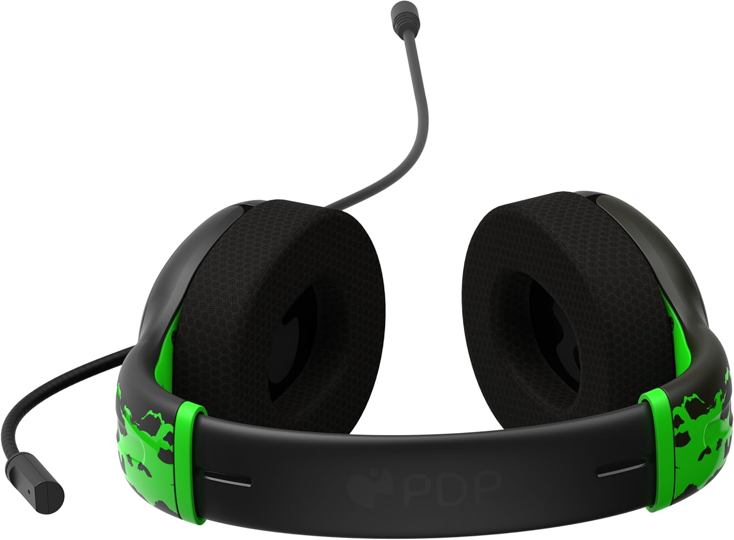 PDP AIRLITE GLOW Wired Headset, showing 3.5mm jack connection
