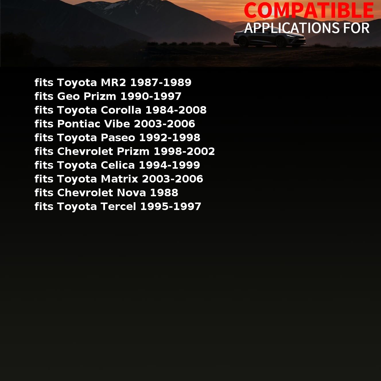 Manual Transmission Output Shaft Seal Left fits Chevrolet Nova,Prizm 1988-2002 fits Geo Prizm 1990-1997 for Toyota Matrix,Corolla 1984-2008 Replacement 90311-34010, 90311-34008, 90311-34013 1 X